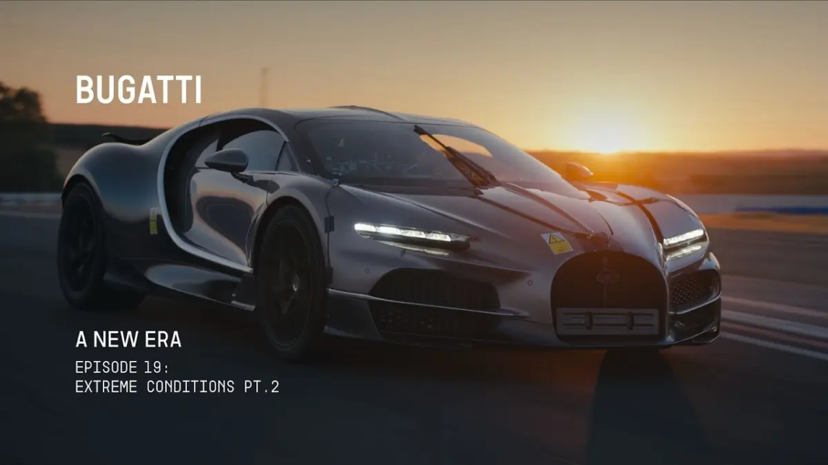 Bugatti тестує гіперкар Tourbillon на спекотному треку в Іспанії