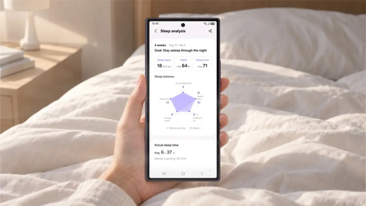 Samsung Health оновлює додаток: простіший моніторинг сну та інтеграція зі Strava