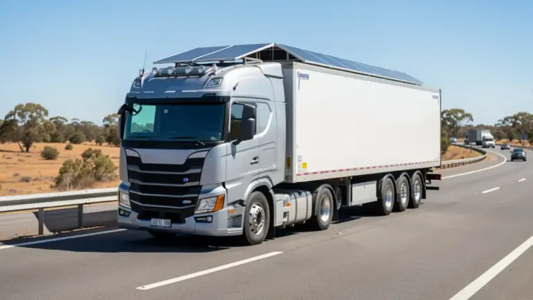 Wickham Freight Lines отримала перший у Австралії рефрижератор на сонячних батареях Wickham Freight Lines отримала перший у Австралії рефрижератор на сонячних батареях